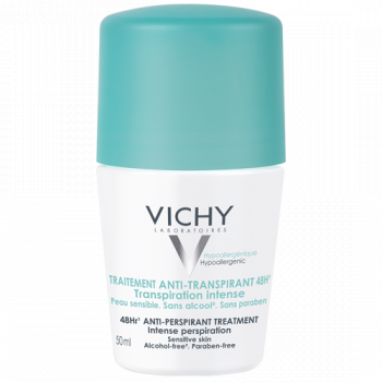 VICHY DÉODORANT ROLL-ON ZA REGULACIJU ZNOJENJA 48H 50 ML