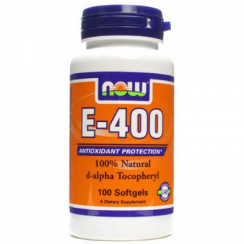 NOW VITAMIN E-400 100 kapsula