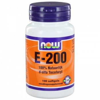 NOW VITAMIN E-200 100 kapsula