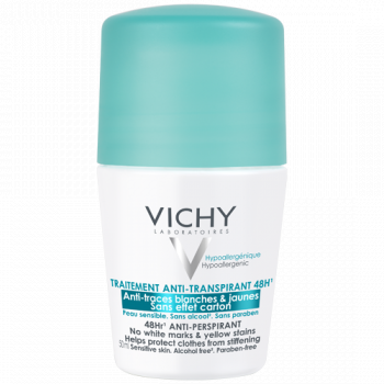 VICHY DÉODORANT ROLL-ON BEZ BELIH TRAGOVA I ŽUTIH FLEKA 50 ML