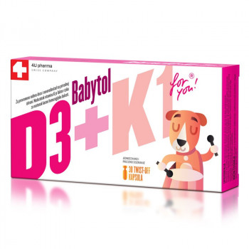 BABYTOL D3+K1 TWIST-OFF 30 kapsula