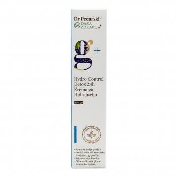 Dr Pecarski+ Hydro Control Detox 24h krema 50ml
