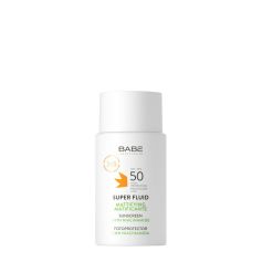 Babe Sun Facial Mattifying Super fluid SPF50 50ml