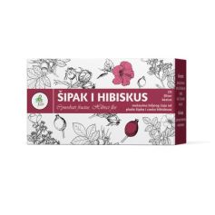 Josif Pančić filter čaj od ploda šipka i cveta hibiskusa 20 kesica