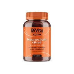BiVits ACTIVA Magnezijum Citrat sa vitaminom B6 60 tableta