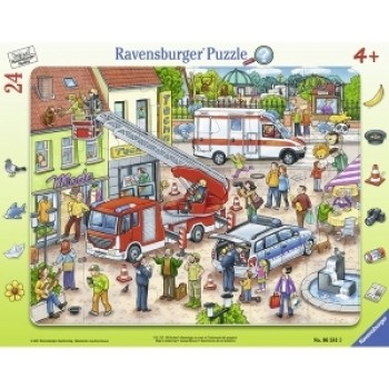 Ravensburger puzzle spasavanje zivotinja u gradu 06581