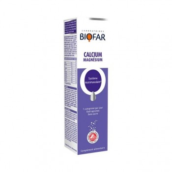 BIOFAR KALCIJUM MAGNEZIJUM ŠUMEĆE TABLETE A20
