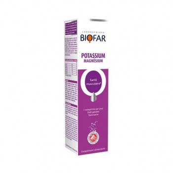 BIOFAR  KALIJUM + MAGNEZIJUM ŠUMEĆE TABLETE A20
