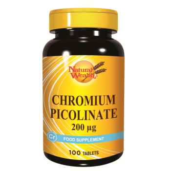 NATURAL WEALTH HROM PIKOLINAT 200MCG TABLETE A100