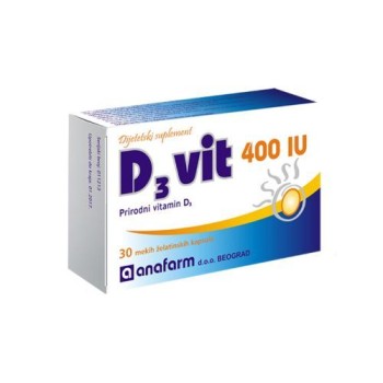 Anafarm D3 400 IJ 30 kapsula