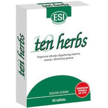 ESI TEN HERBS TABLETE A40