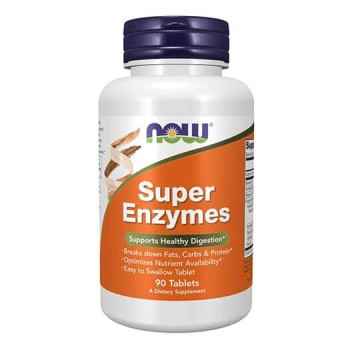 NOW Super Enzymes 90 tableta