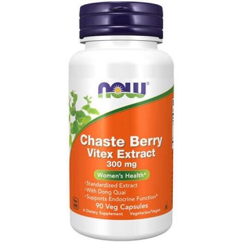 NOW Chaste Berry Vitex ekstrakt 300mg 90 kapsula