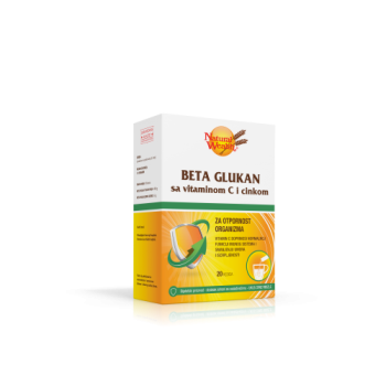 NATURAL WEALTH BETA GLUKAN+C+ZN KESICE A20