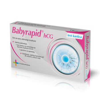 TEST ZA TRUDNOCU BABY RAPID HCG KARTICA
