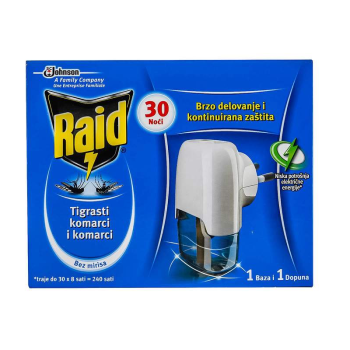 Raid električni aparat + tečnost 30 noći