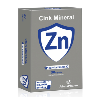 Cink Mineral Zn sa vitaminom C 30 kapsula