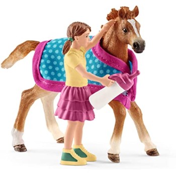 Schleich ždrebe sa pokrivačem 42361