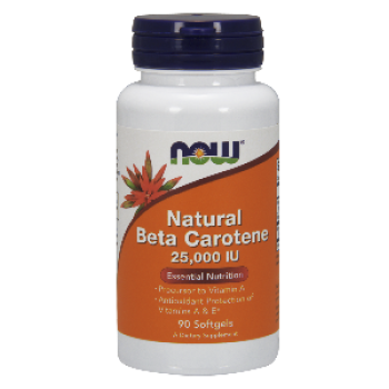 NOW Natural Beta Carotene 25000 IJ 90 kapsula