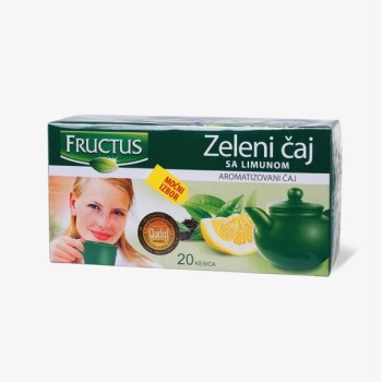 FRUCTUS ZELENI + LIMUN FILTER ČAJ A20