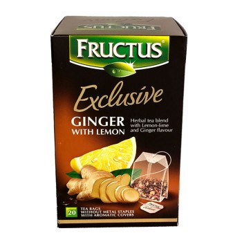 Fructus čaj Đumbir sa limunom filter 20 kesica