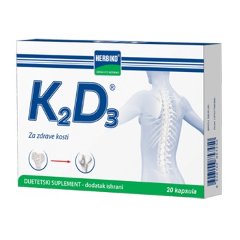 HERBIKO K2 D3  KAPSULE A20