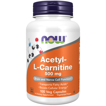 NOW Acetyl-L-Carnitine 500mg 100 kapsula