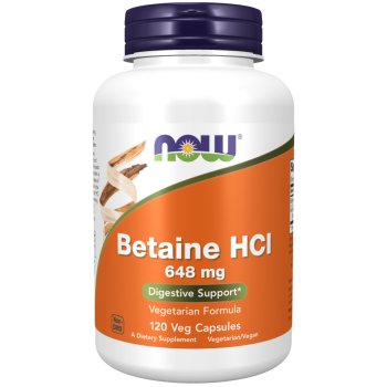 NOW Betaine HCl 648mg 120 kapsula