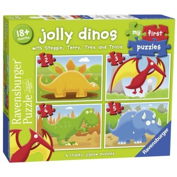 Ravensburger slagalica dinosaurusi 4 u 1