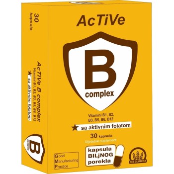 Active B Complex sa folatom 30 kapsula