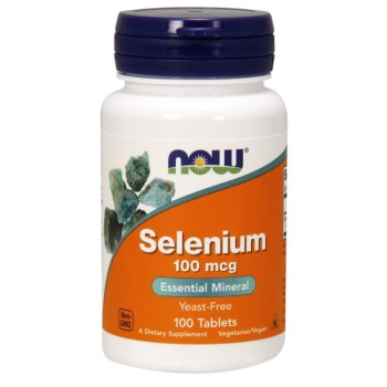 NOW selen 100mcg 100 tableta