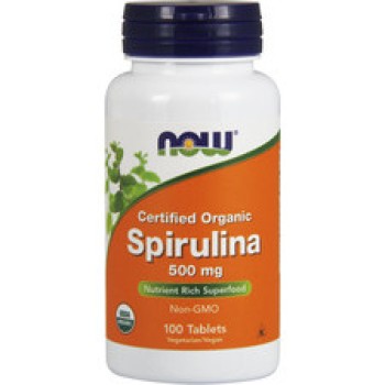 NOW SPIRULINA TABLETE 500MG A100