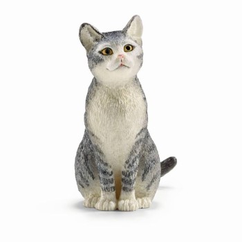 Schleich mačka sedi