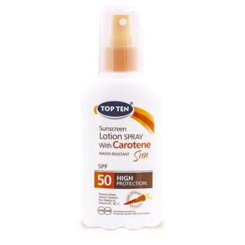 Top Ten Carotene Sun losion SPF 50 180ml