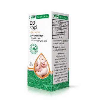 GOTI D3 KAPI - ULJANI RASTVOR 10ML