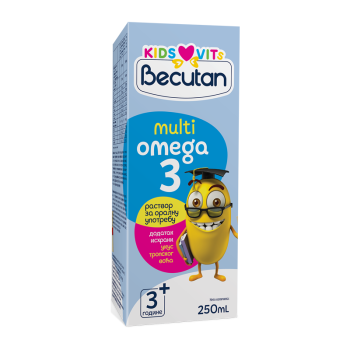 BECUTAN KIDS VITS MULTI OMEGA-3 SIRUP 250ML