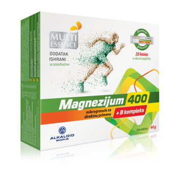 Multi Essence magnezijum 400 + B kompleks 20 kesica