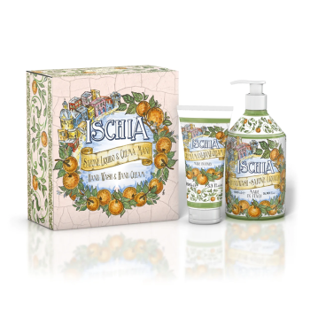 Rudy Maioliche set Ischia range tečni sapun 500ml + krema za ruke 100ml