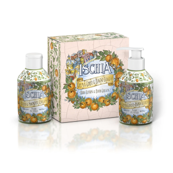 Rudy Maioliche set Ischia range gel za kupanje 250ml + krema za telo 250ml