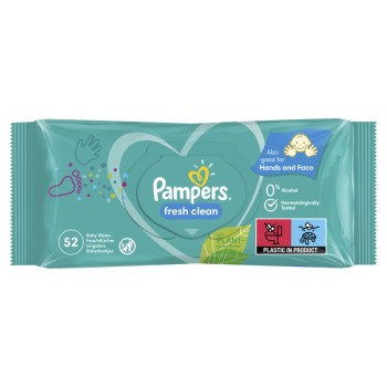 Pampers Fresh Clean vlažne maramice 52 komada