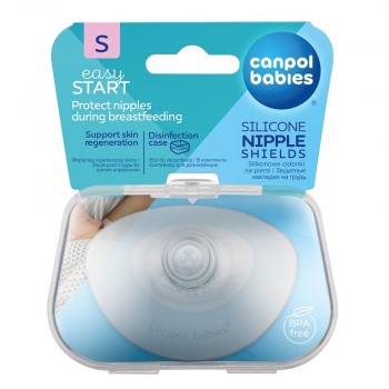 CANPOL BABIES SILIKONSKE BRADAVICE EASY START VELIČINA S 18/602