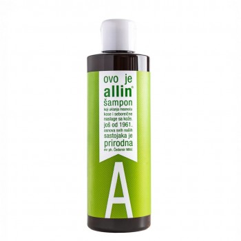 ALLIN ŠAMPON PROTIV MASNE KOSE I SEBOREIČNIH NASLAGA SA KOŽE 200ML