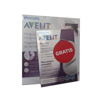 AVENT PUMPICA MANUELNA ZA IZMAZANJE MLEKA 3969 + JEDNOKRATNI TUFERI ZA GRUDI A24 SCF330/254