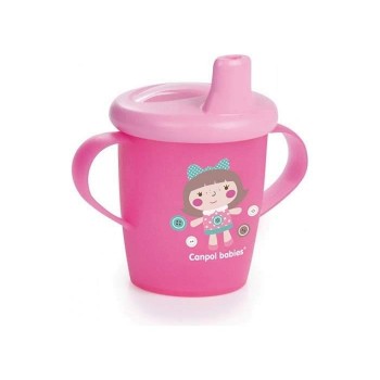 Canpol Baby šolja No Spill 250ml roze 31/200