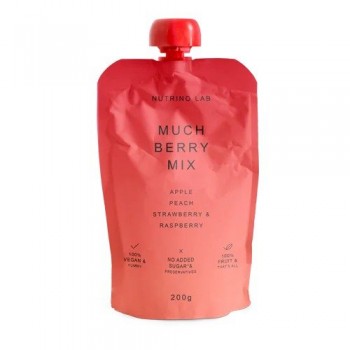NUTRINO LAB MUCH BERRY MIX JABUKA, BRESKVA, JAGODA I MALINA 200G