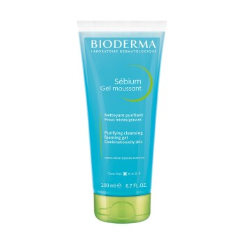 BIODERMA SEBIUM PENASTI GEL ZA ČIŠĆENJE LICA  200ML