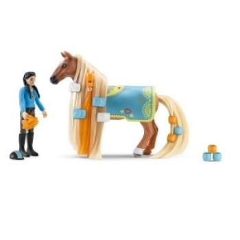 Schleich set za ulepšavanje Kim i Caramelo 42585
