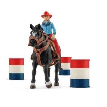 Schleich kauboj u trci sa preprekama 42576