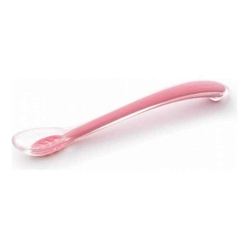 Canpol Baby silikonska kašika roze