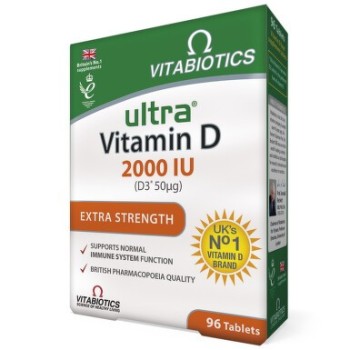 VITABIOTICS ULTRA VITAMIN D3 2000IJ TABLETE A96